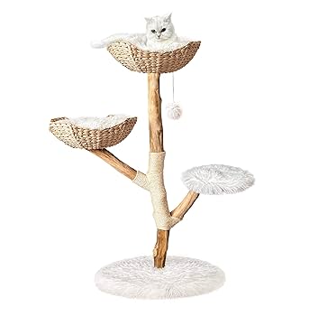 木製キャットタワー Amazon | キャットタワー 木製 キャット ツインタワー XYY-1 木
